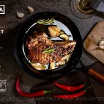 Small Yosukata Skillet Pan 26 cm (10 1/4-inch, Black Carbon Steel, Pre-Seasoned)