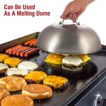 Small Yosukata 12,8-inch (32,5cm for Wok 34cm) Stainless Steel Wok Lid with Tempered Glass Insert